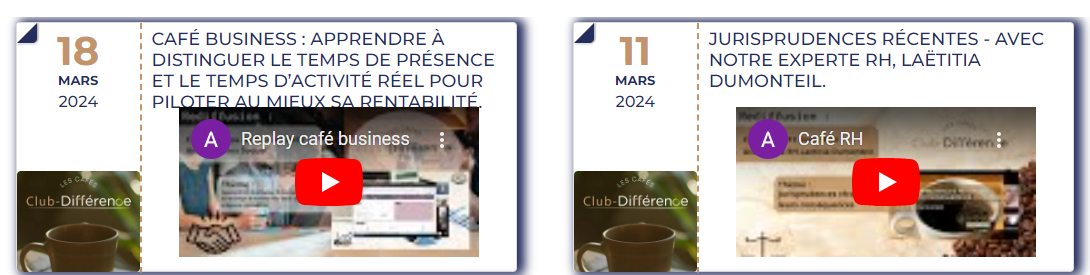 LES CAFES DU CLUB